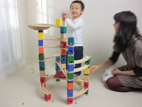 G4E肆●　積み木　quadrilla　クアドリラ　Twist&Railset　coreset　木製　レール　知育　ツイスト&レールセット　 : ボーネルンド クアドリラ ( Quadrilla ) ツイスト