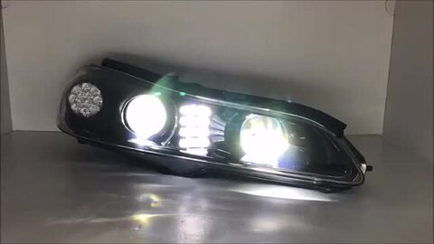 楽天市場】S15 シルビア LED ヘッドライト V2 ブラック ヴァリエッタ