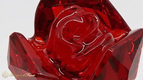 楽天市場】スワロフスキー フラワードリーム 赤いバラ レッド