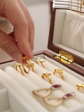 楽天市場】高級 ジュエリーボックス アクセサリーケース 木製