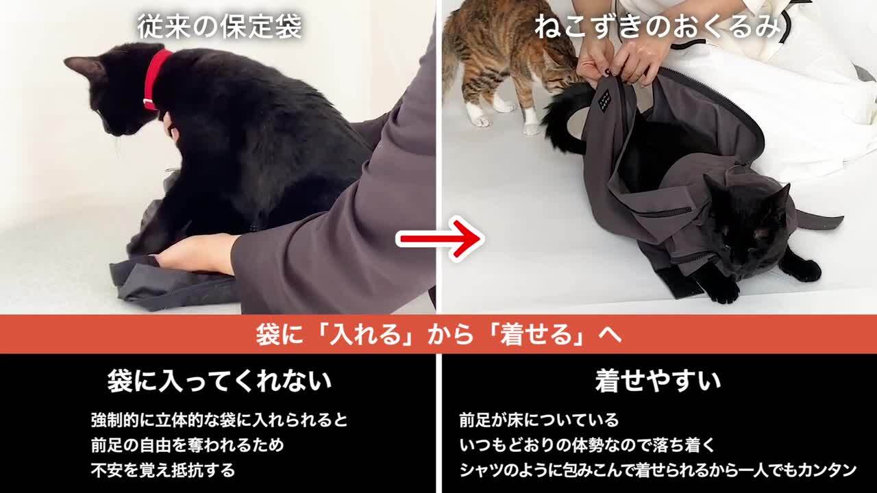 楽天市場】保定袋 から 保定服へ 一人でできる 猫 皮下点滴 獣医推薦