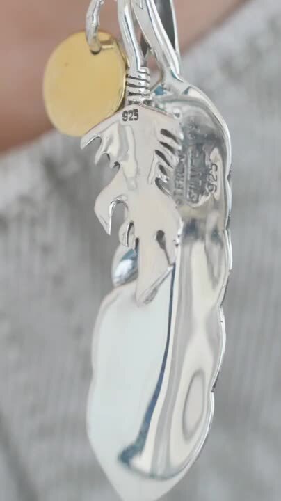 楽天市場】シルバー 925 フェザー ネックレス ターコイズ イーグル