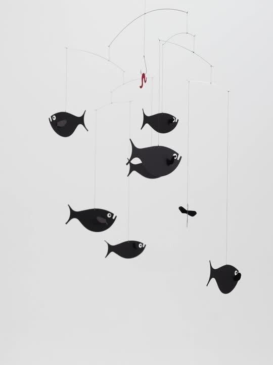 楽天市場】北欧 フレンステッドモビール Shoal of Fish 魚釣り