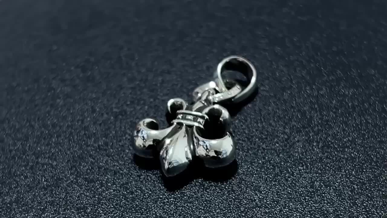 アクセサリー CHROME HEART 1点モノ クロムハーツ ネックレス ハート チャーム シルバー