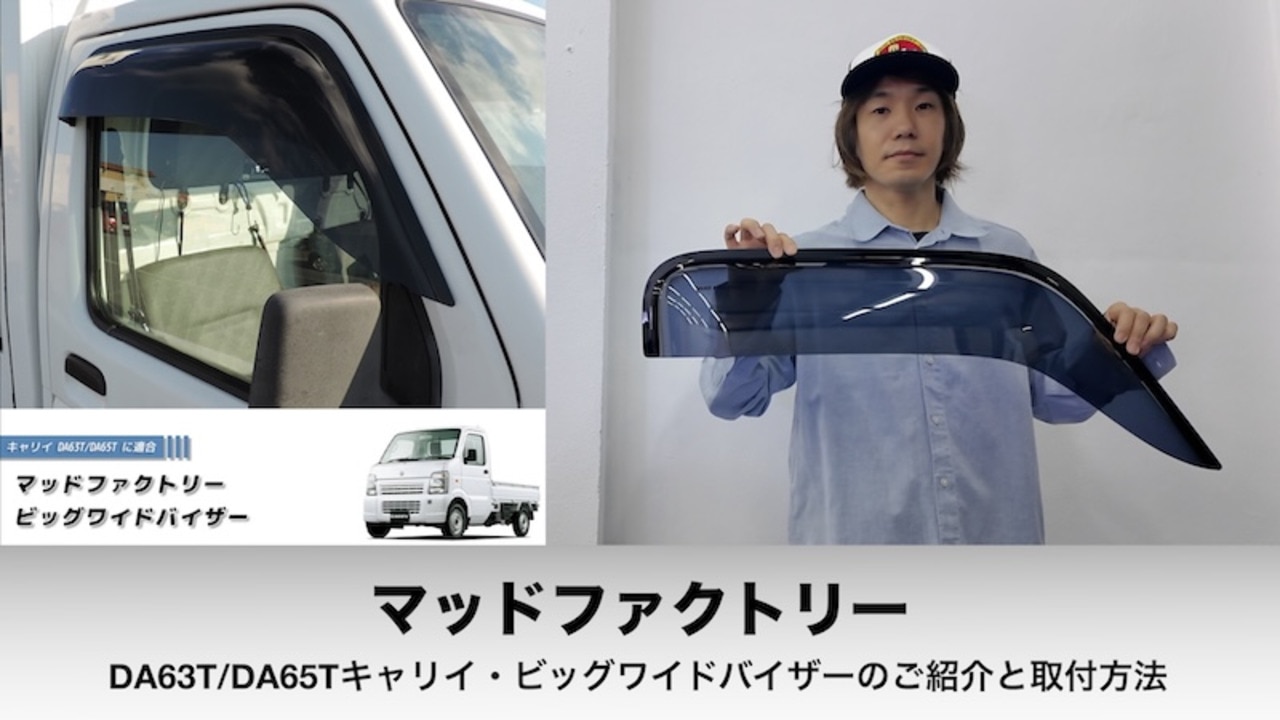 楽天市場】キャリイ DA63T DA65T ドアバイザー ビッグ ワイドバイザー