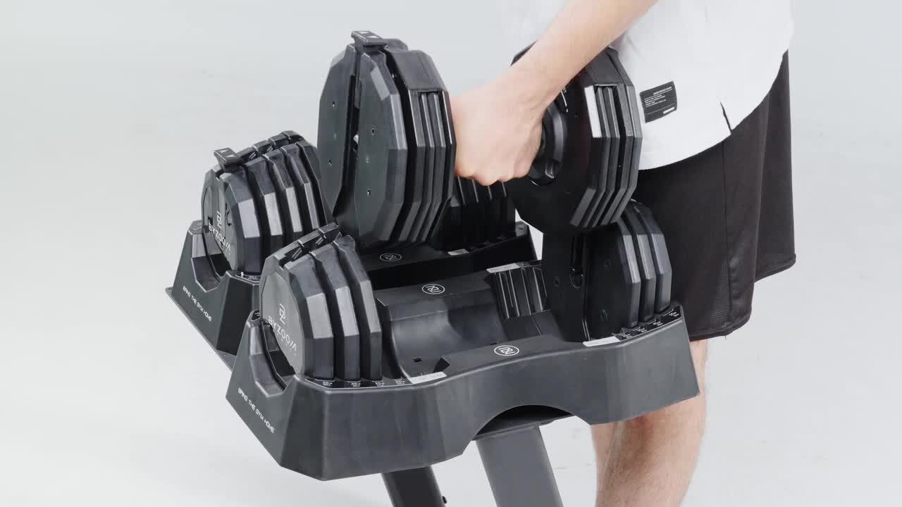 楽天市場】[Classic series]可変式ダンベル55LB(25kg)【BYZOOM FITNESS