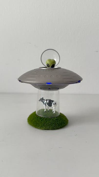 楽天市場】UFO 牛 宇宙人 エイリアン 光る 音が鳴る おもちゃ グッズ