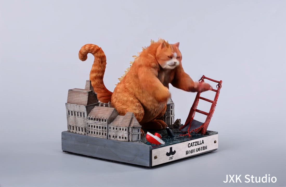 楽天市場】JXK Studio怪獣 猫 フィギュア ジオラマ 付き モンスター